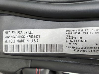 2022 Jeep Grand Cherokee Trailhawk 4x4