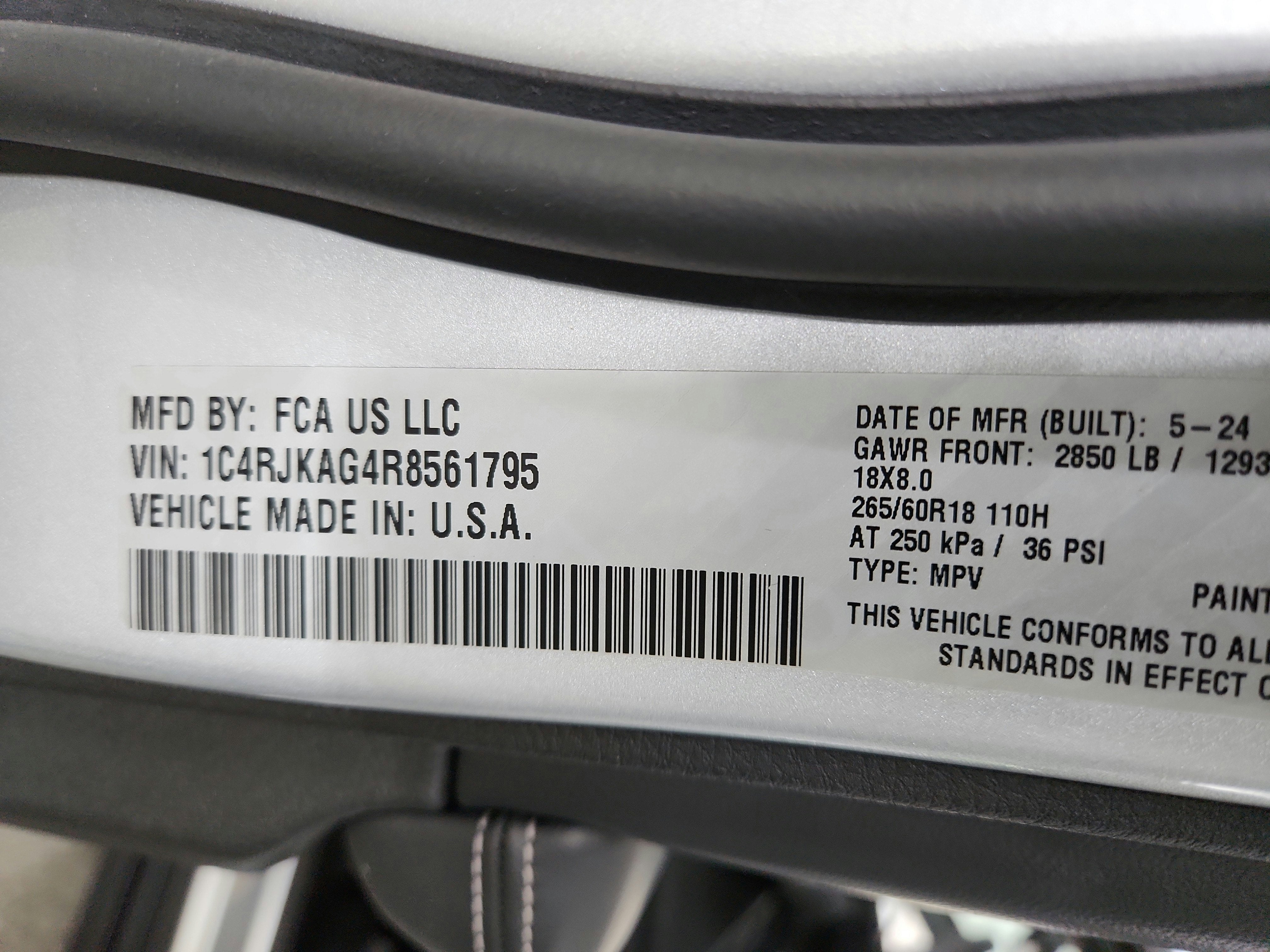 2024 Jeep Grand Cherokee L Altitude 4x4