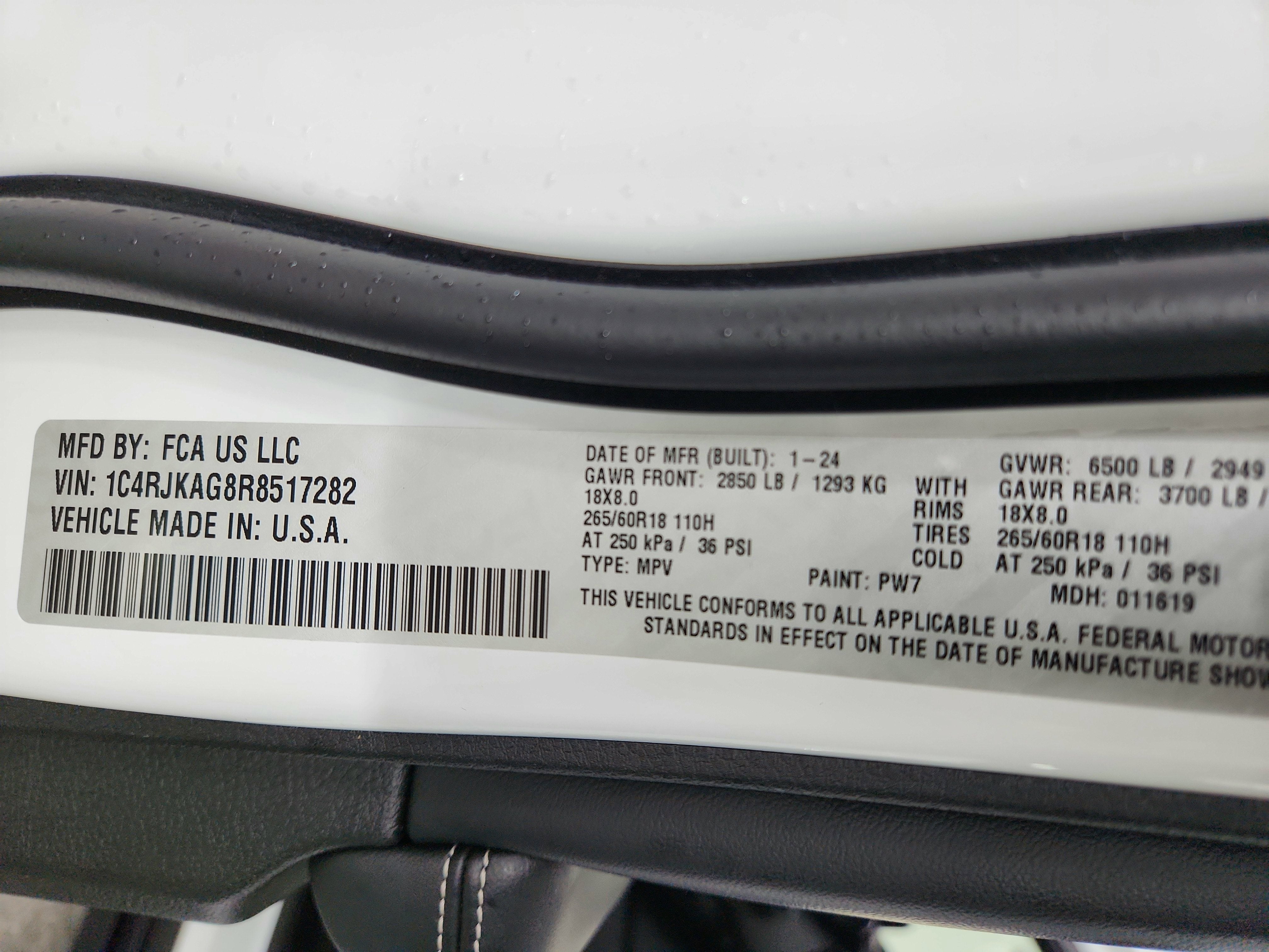 2024 Jeep Grand Cherokee L Altitude 4x4