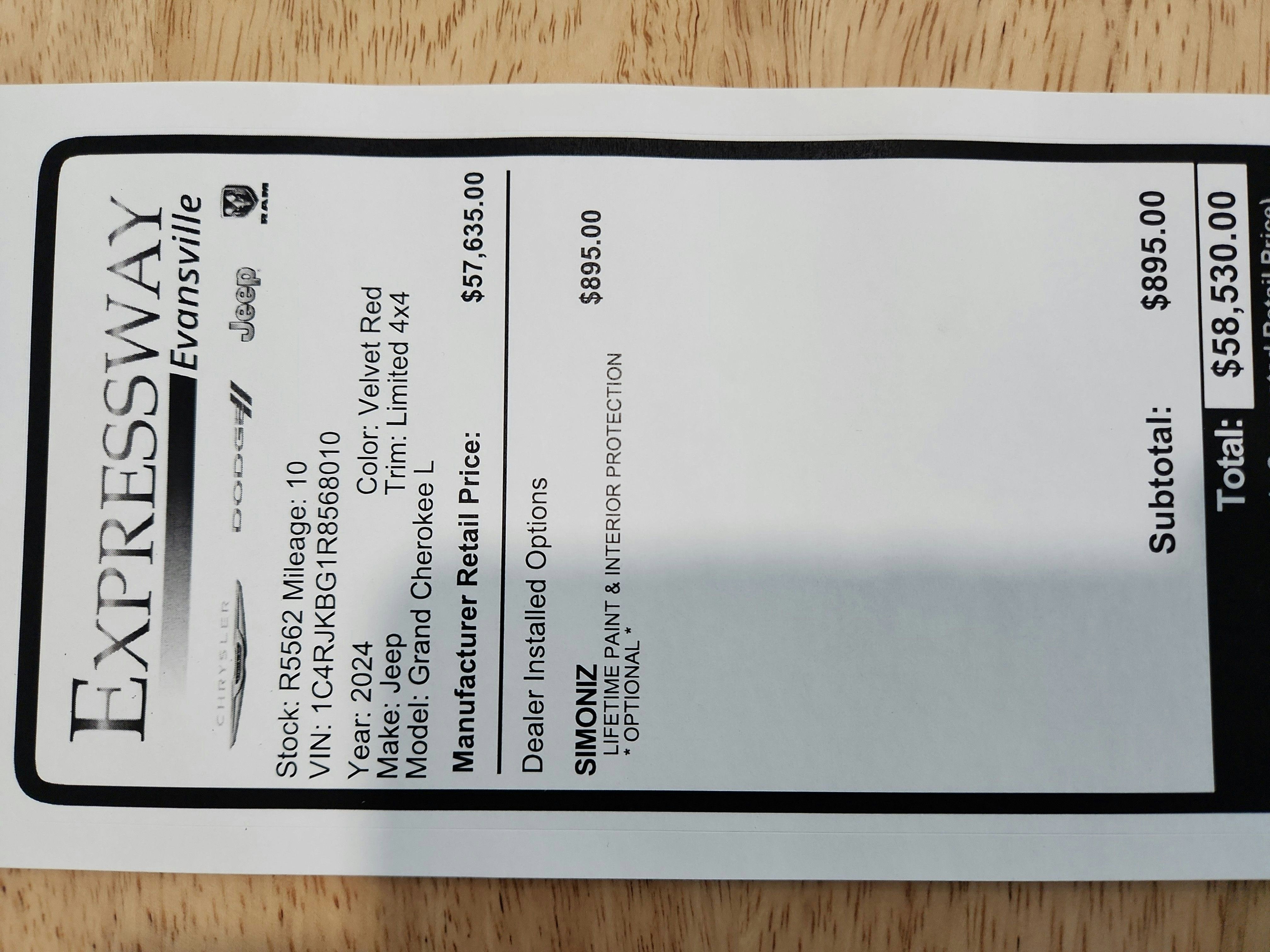 2024 Jeep Grand Cherokee L Limited 4x4