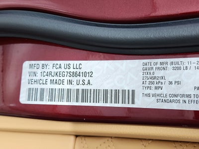 2025 Jeep Grand Cherokee L Summit Reserve 4x4