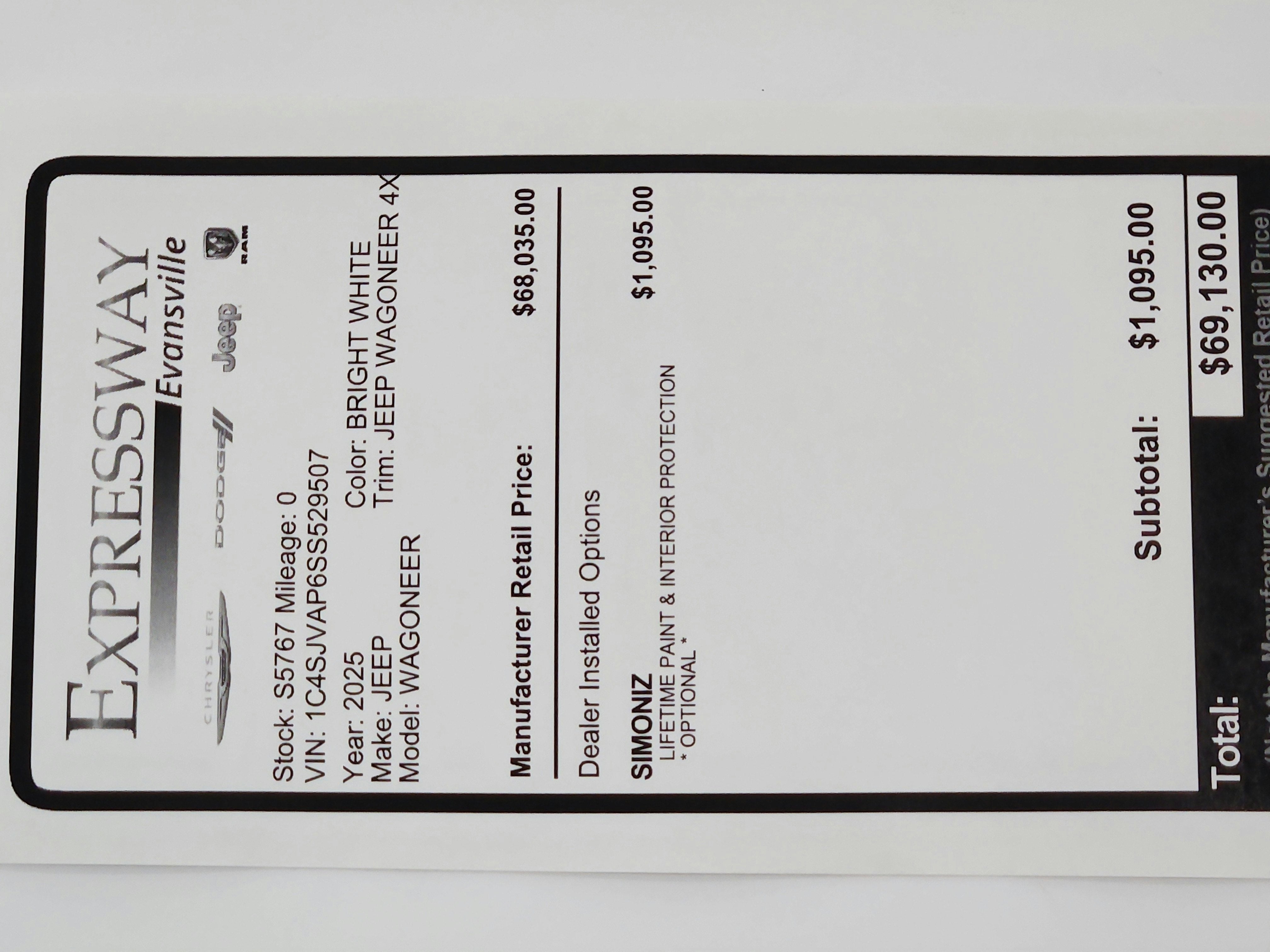 2025 Jeep Wagoneer 4x4