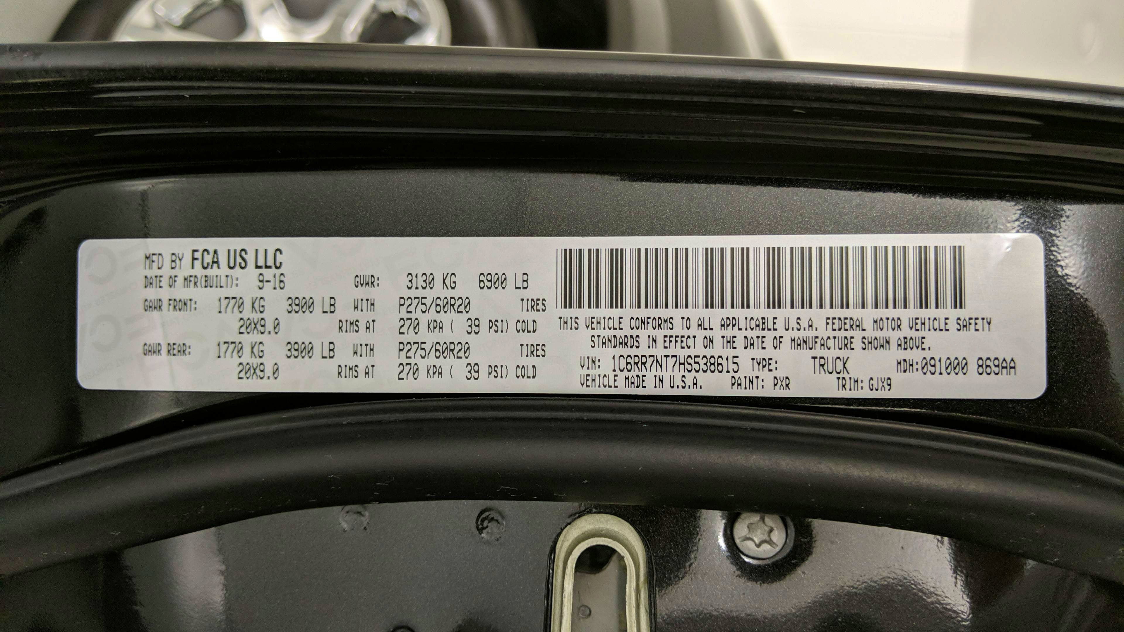 2017 RAM 1500 Laramie