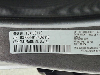 2023 RAM 1500 Big Horn Crew Cab 4x4 5'7' Box