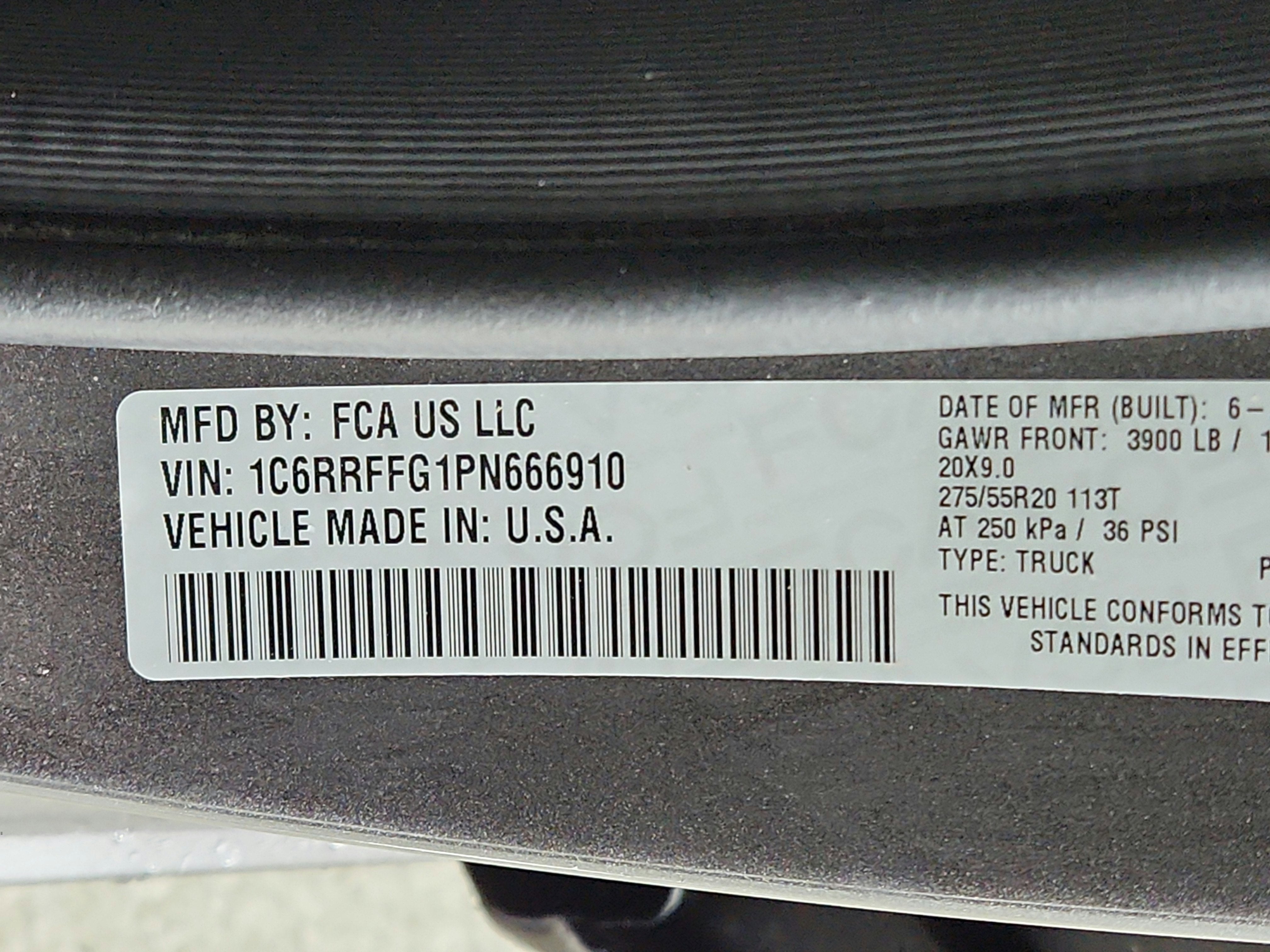 2023 RAM 1500 Big Horn Crew Cab 4x4 5'7' Box