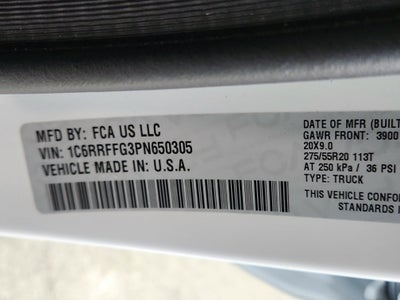 2023 RAM 1500 Big Horn Crew Cab 4x4 5'7' Box