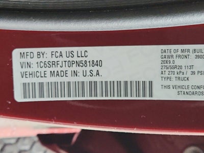 2023 RAM 1500 Laramie Crew Cab 4x4 5'7' Box