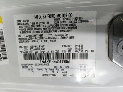 2021 Ford Mustang EcoBoost Fastback