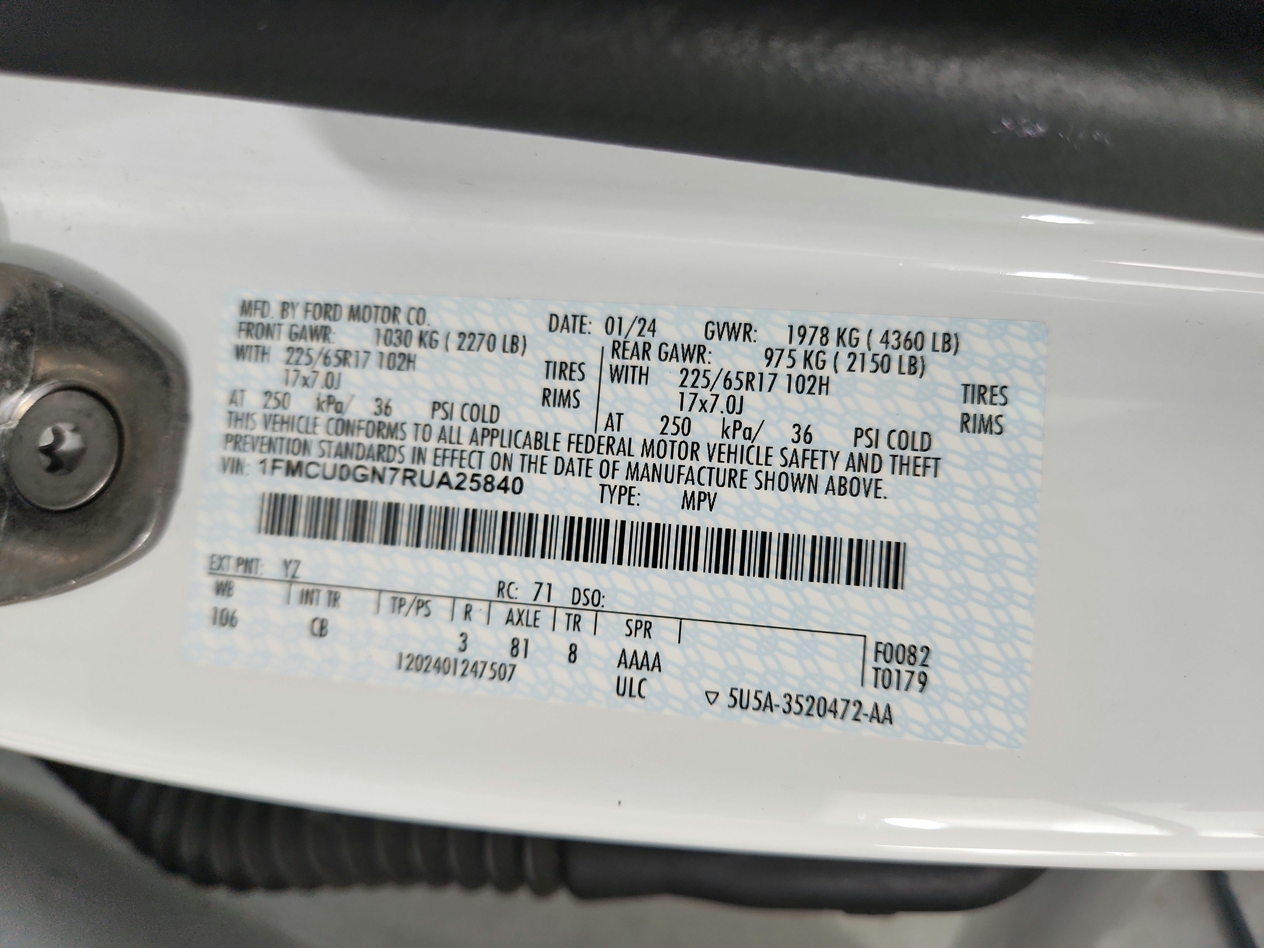 2024 Ford Escape Active