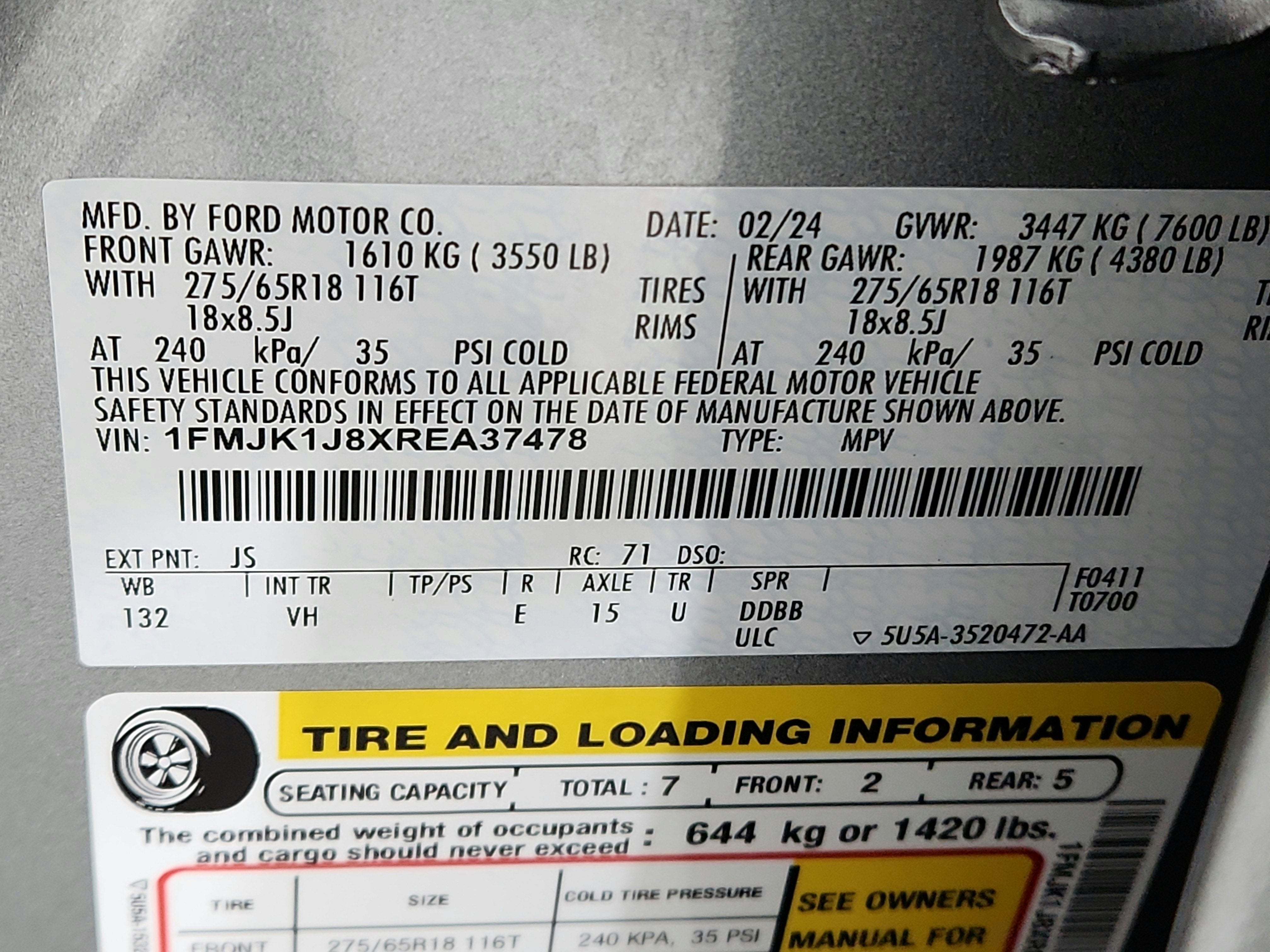 2024 Ford Expedition Max XLT MAX