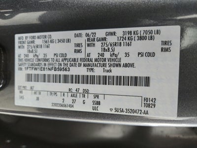 2022 Ford F-150 XL