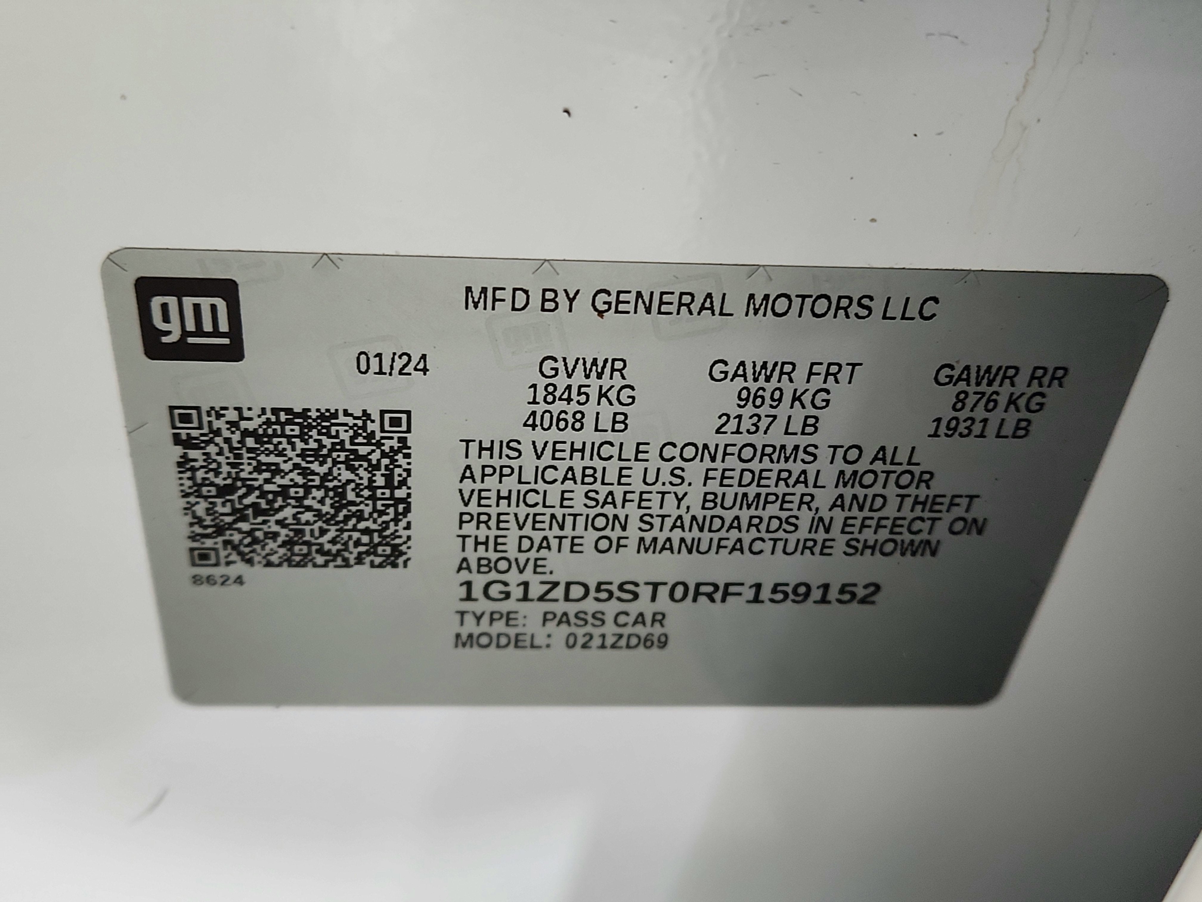 2024 Chevrolet Malibu FWD 1LT