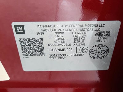 2020 Chevrolet Malibu Premier
