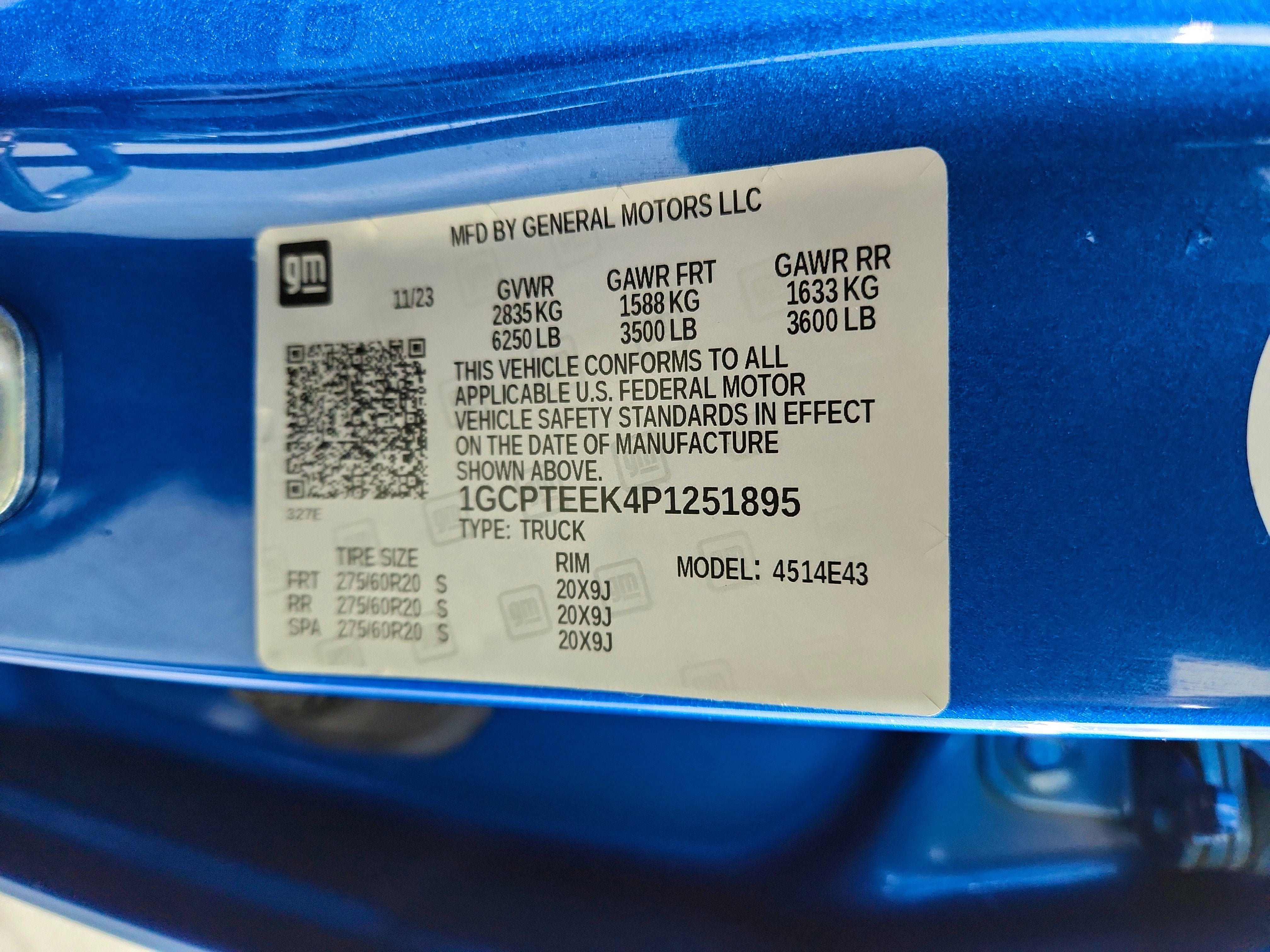 2023 Chevrolet Colorado 4WD Crew Cab Short Box Trail Boss