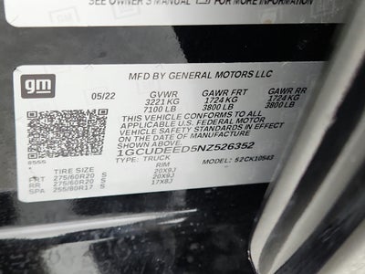2022 Chevrolet Silverado 1500 4WD Crew Cab Short Bed RST