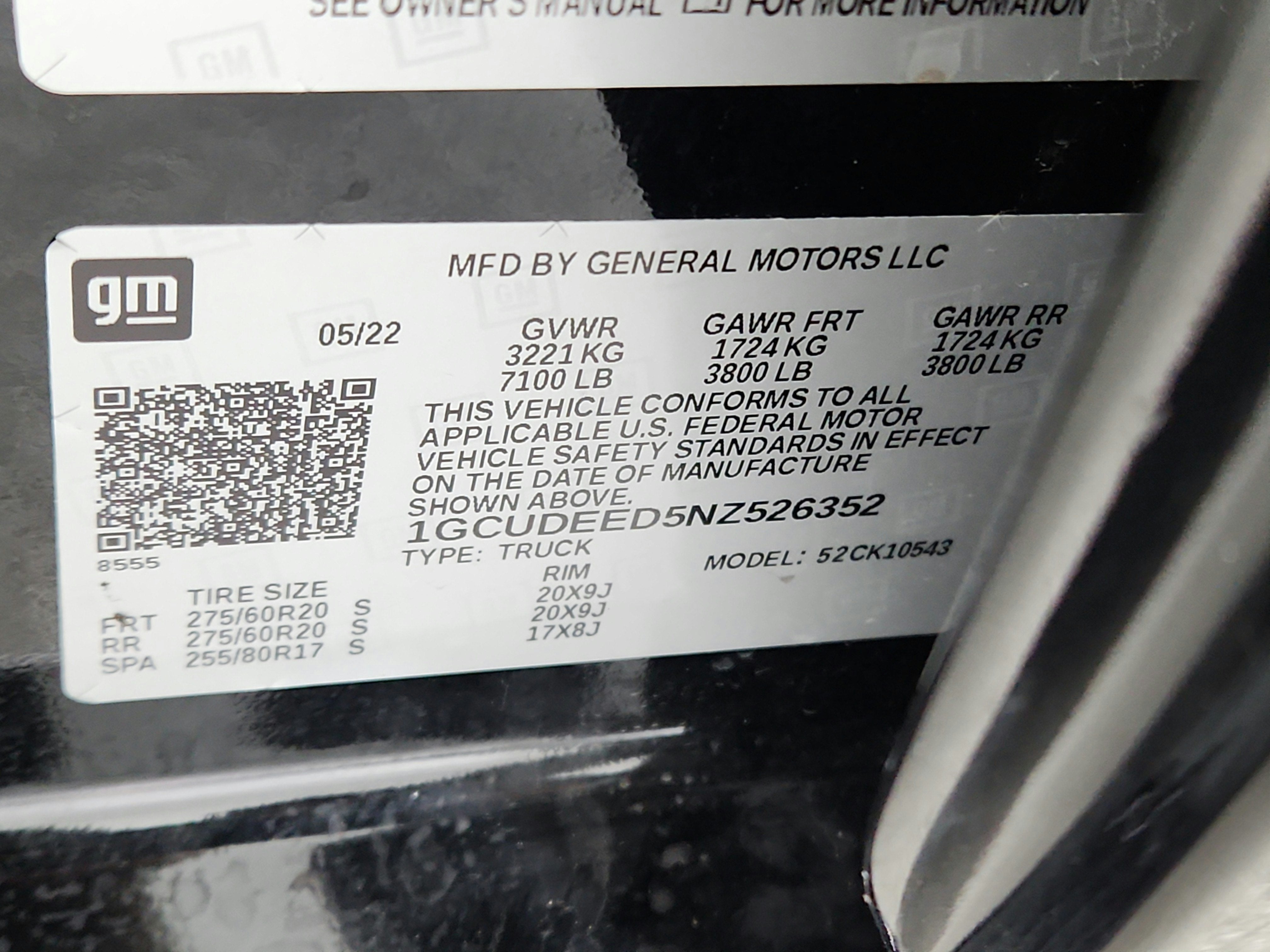 2022 Chevrolet Silverado 1500 4WD Crew Cab Short Bed RST