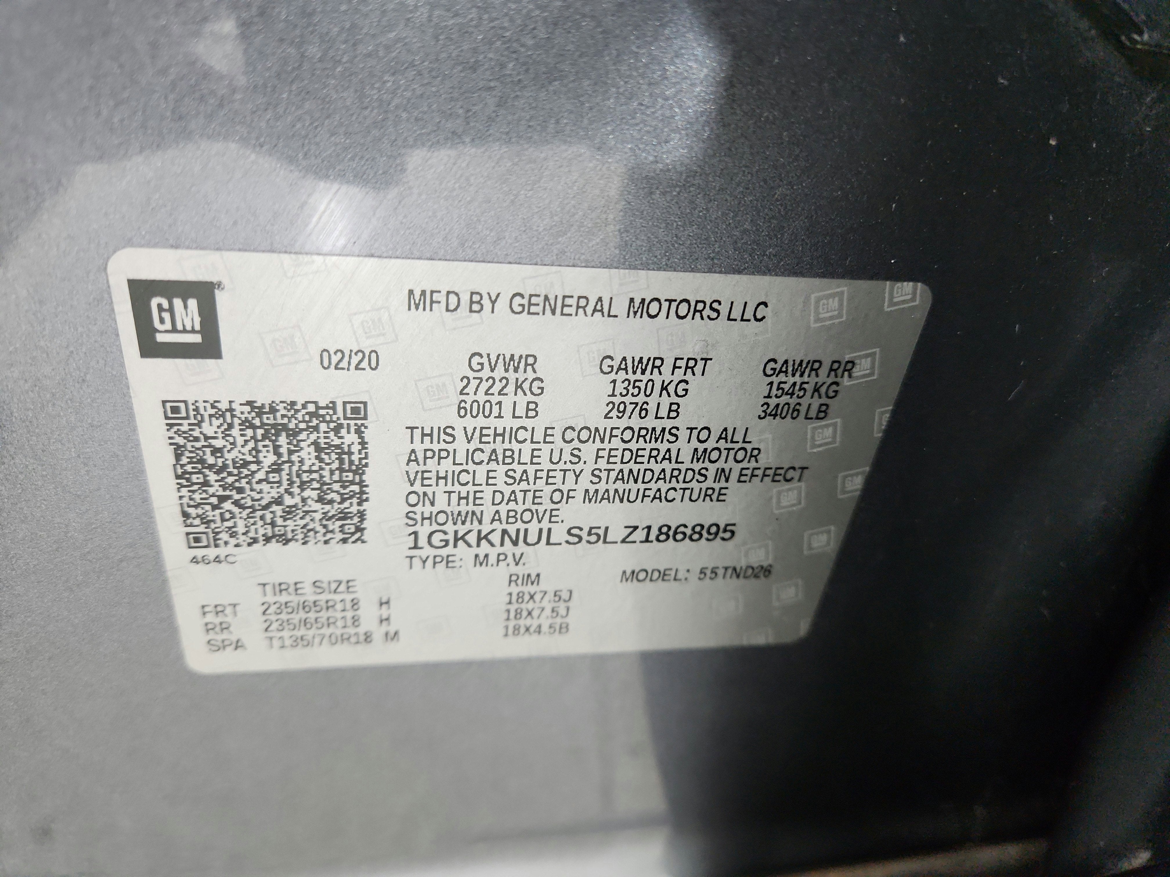 2020 GMC Acadia AWD SLT