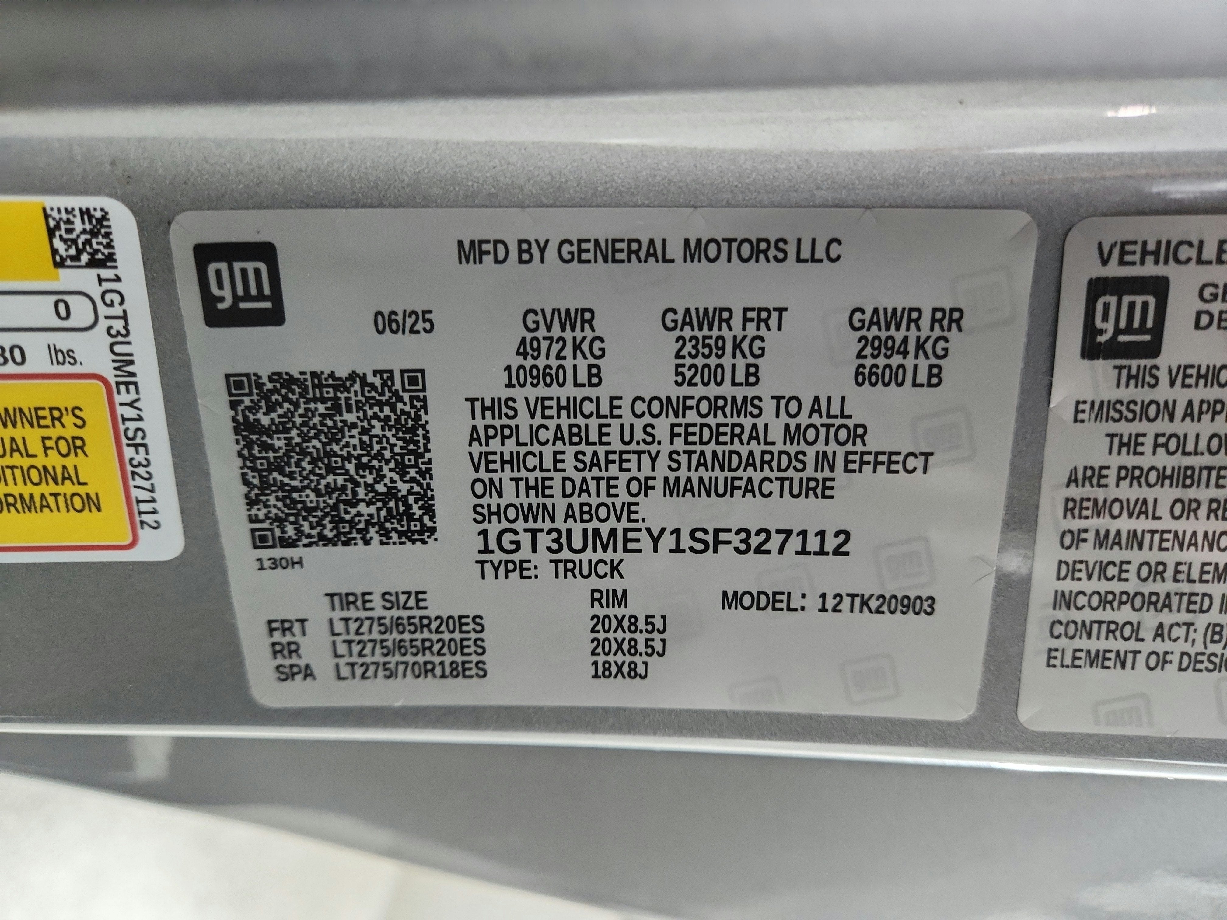 2025 GMC Sierra 2500HD 4WD Regular Cab Long Bed SLE