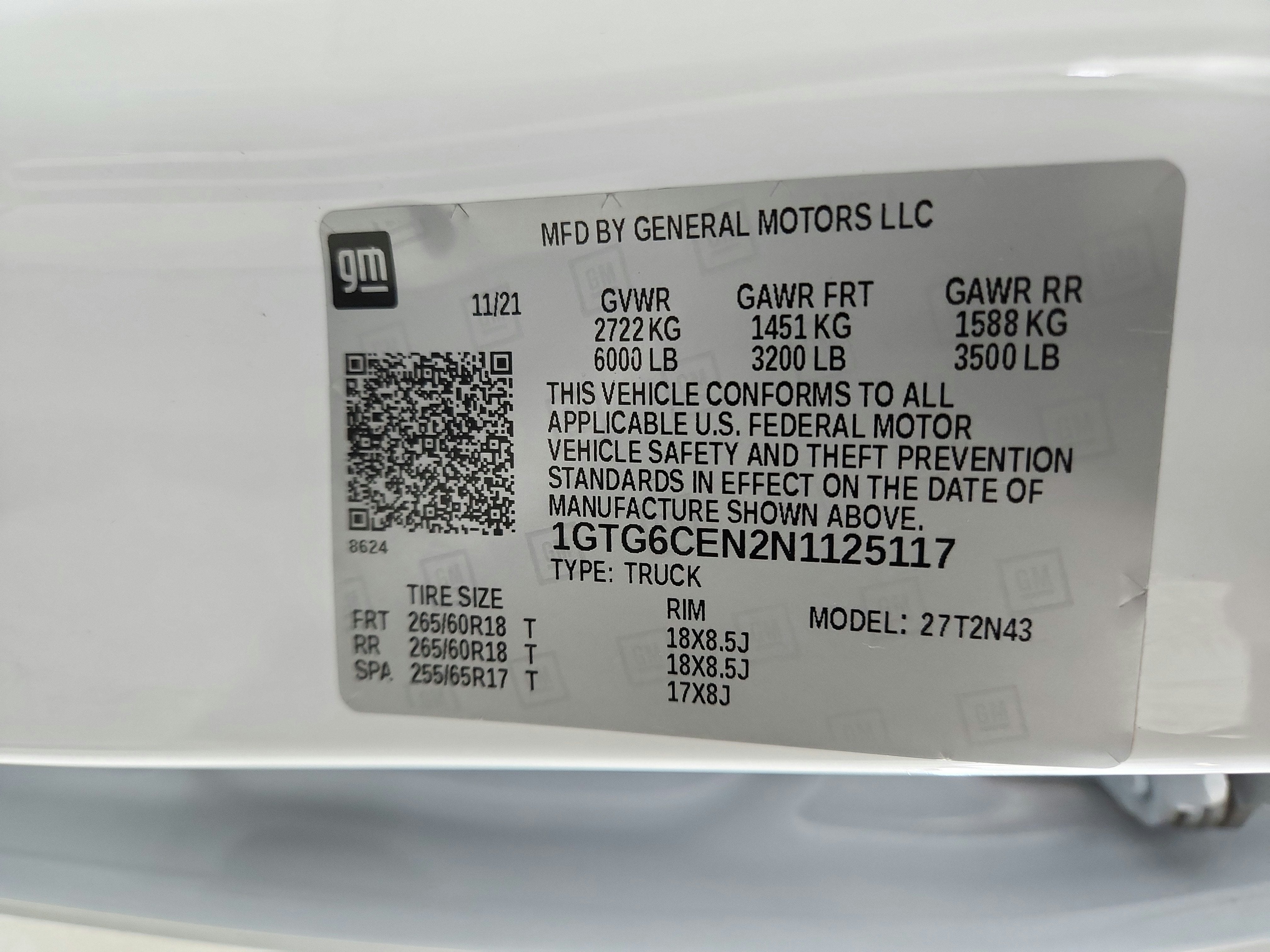 2022 GMC Canyon 4WD Crew Cab Short Box Elevation