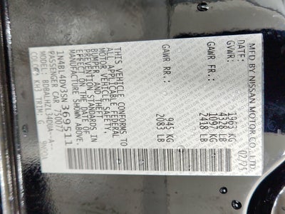 2025 Nissan Altima SV FWD