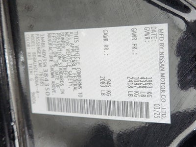 2025 Nissan Altima SV FWD