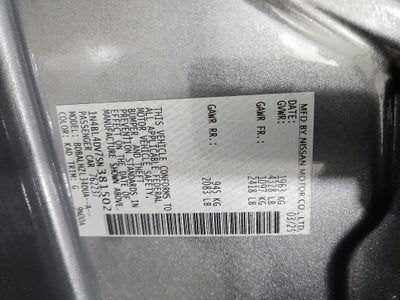 2025 Nissan Altima SV FWD