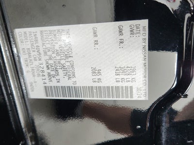 2025 Nissan Altima SV FWD