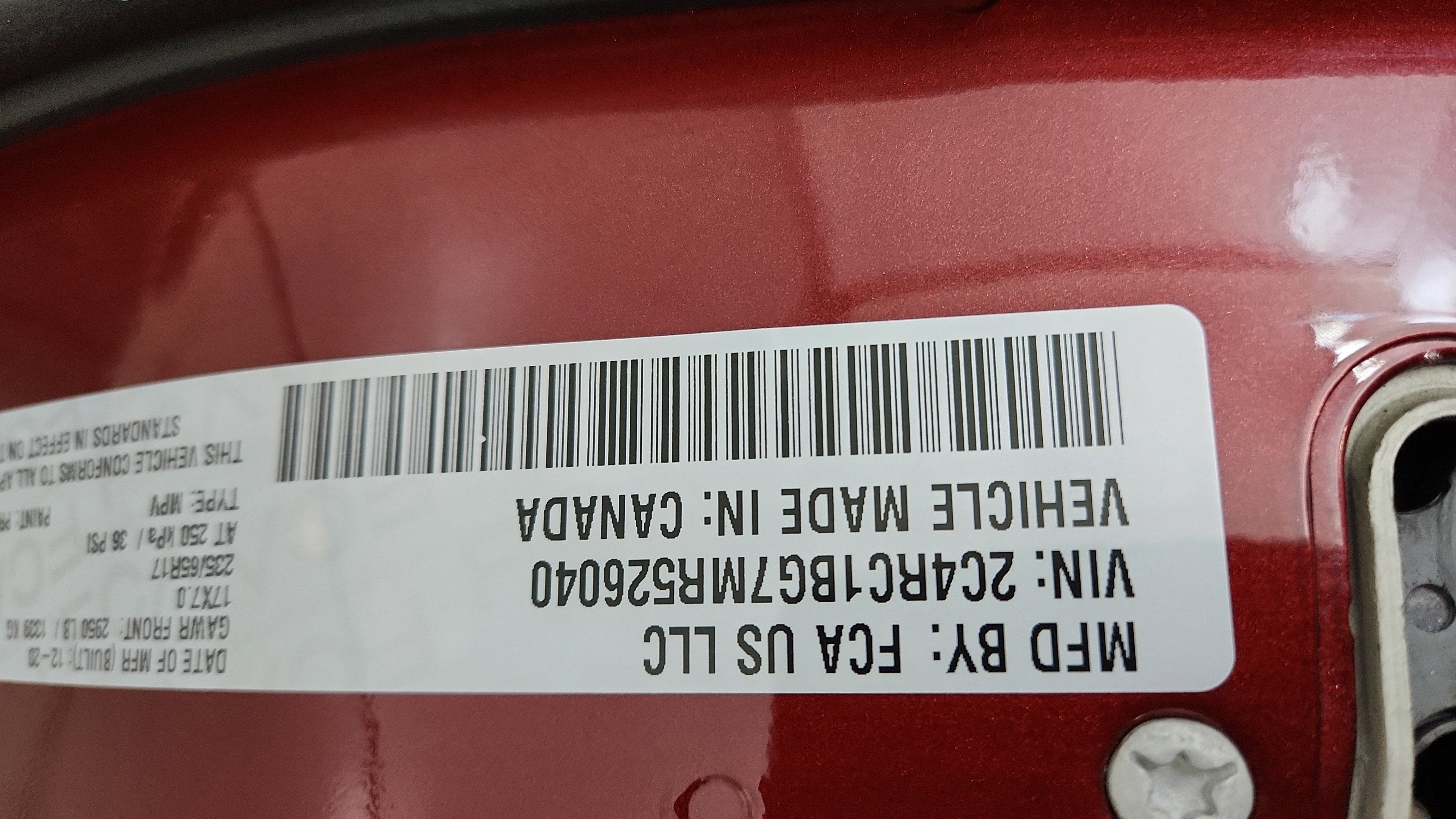 2021 Chrysler Pacifica Touring L