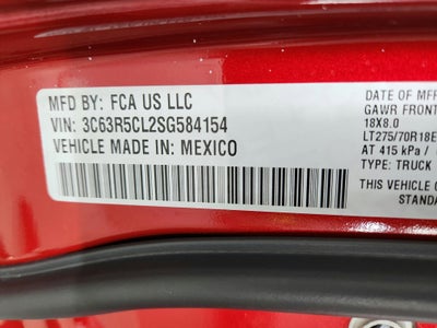 2025 RAM 2500 Tradesman Crew Cab 4x4 6'4' Box