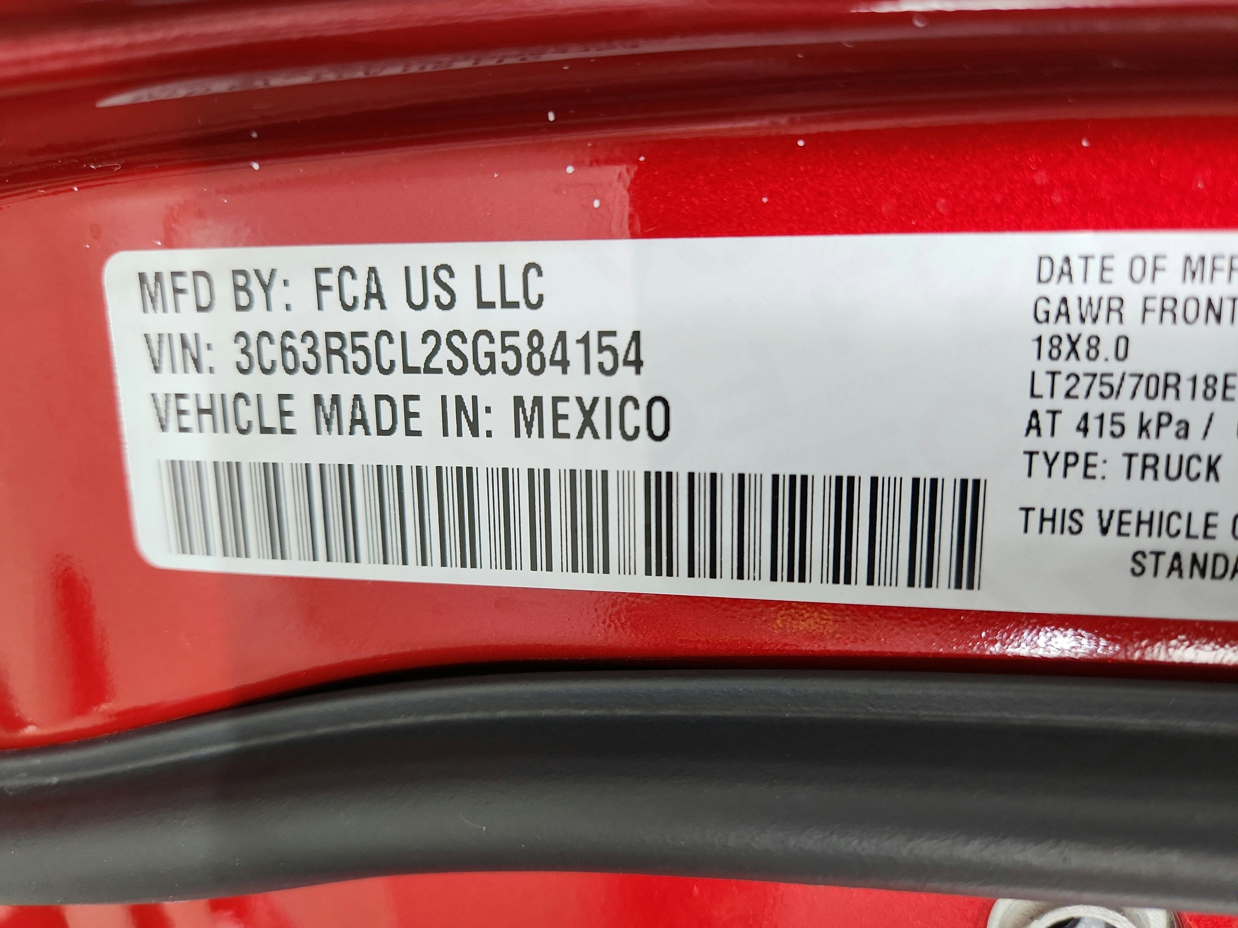 2025 RAM 2500 Tradesman Crew Cab 4x4 6'4' Box