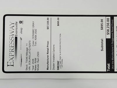 2026 RAM 2500 Tradesman Crew Cab 4x4 6'4' Box