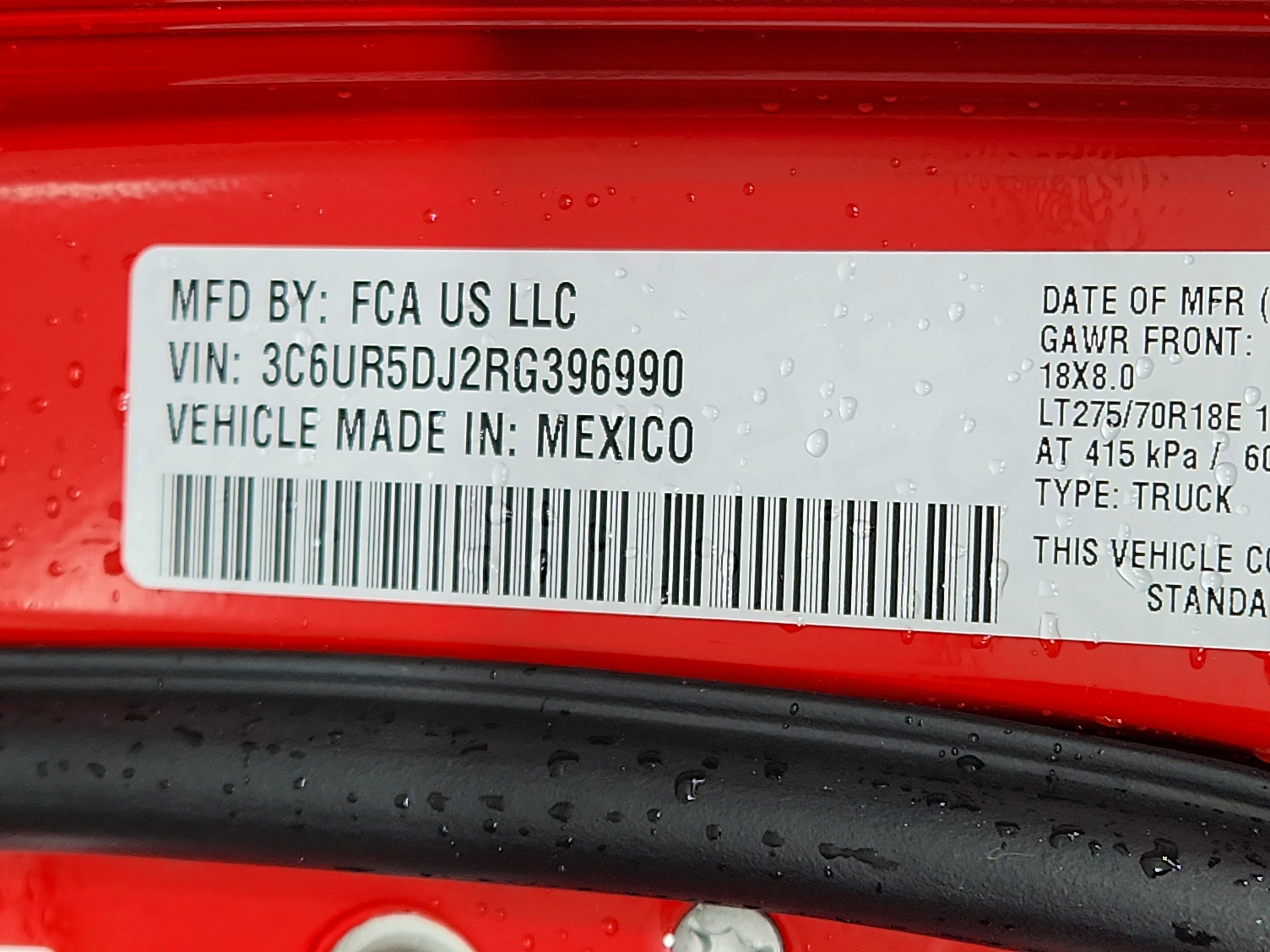 2024 RAM 2500 Big Horn Crew Cab 4x4 6'4' Box