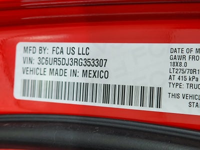 2024 RAM 2500 Big Horn Crew Cab 4x4 6'4' Box