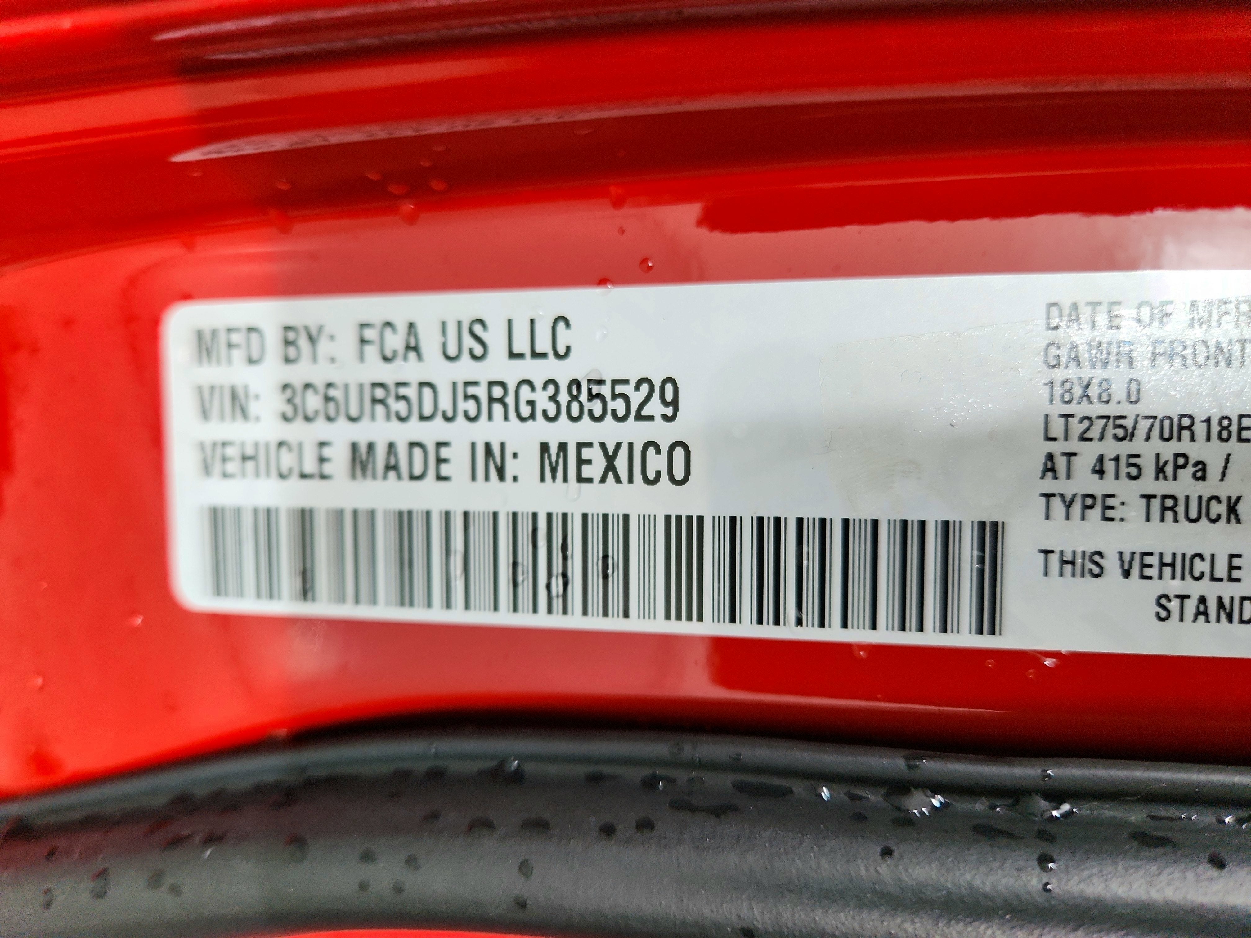 2024 RAM 2500 Big Horn Crew Cab 4x4 6'4' Box