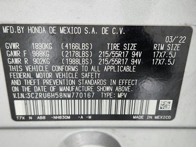 2022 Honda HR-V AWD EX