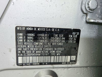 2022 Honda HR-V AWD EX