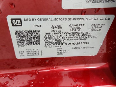 2024 Chevrolet Silverado 1500 4WD Crew Cab Short Bed LT