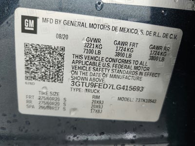 2020 GMC Sierra 1500 4WD Crew Cab Short Box Denali