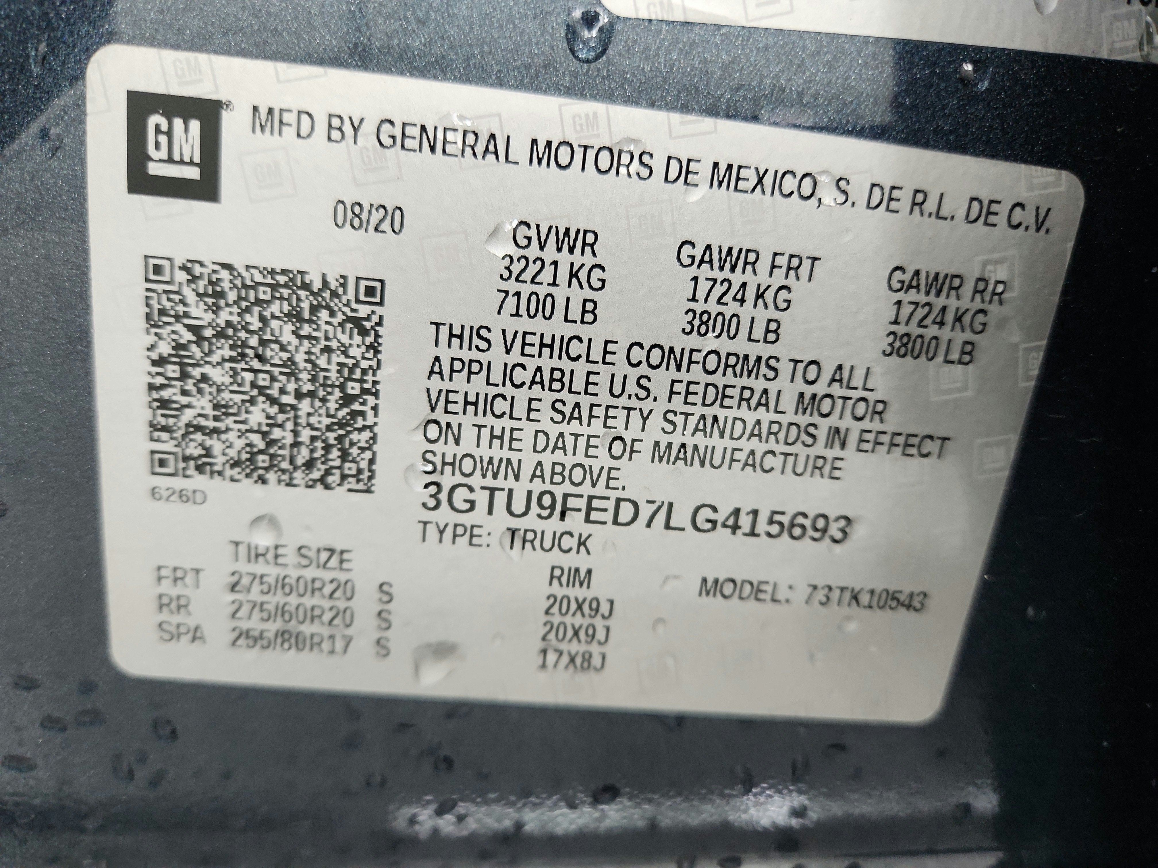 2020 GMC Sierra 1500 4WD Crew Cab Short Box Denali