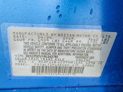 2024 Nissan Kicks SR Xtronic CVT