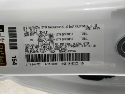 2025 Toyota Tacoma 4WD SR5