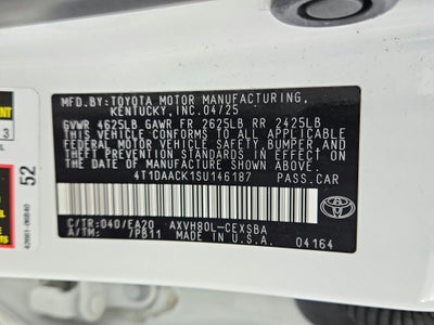 2025 Toyota Camry Base