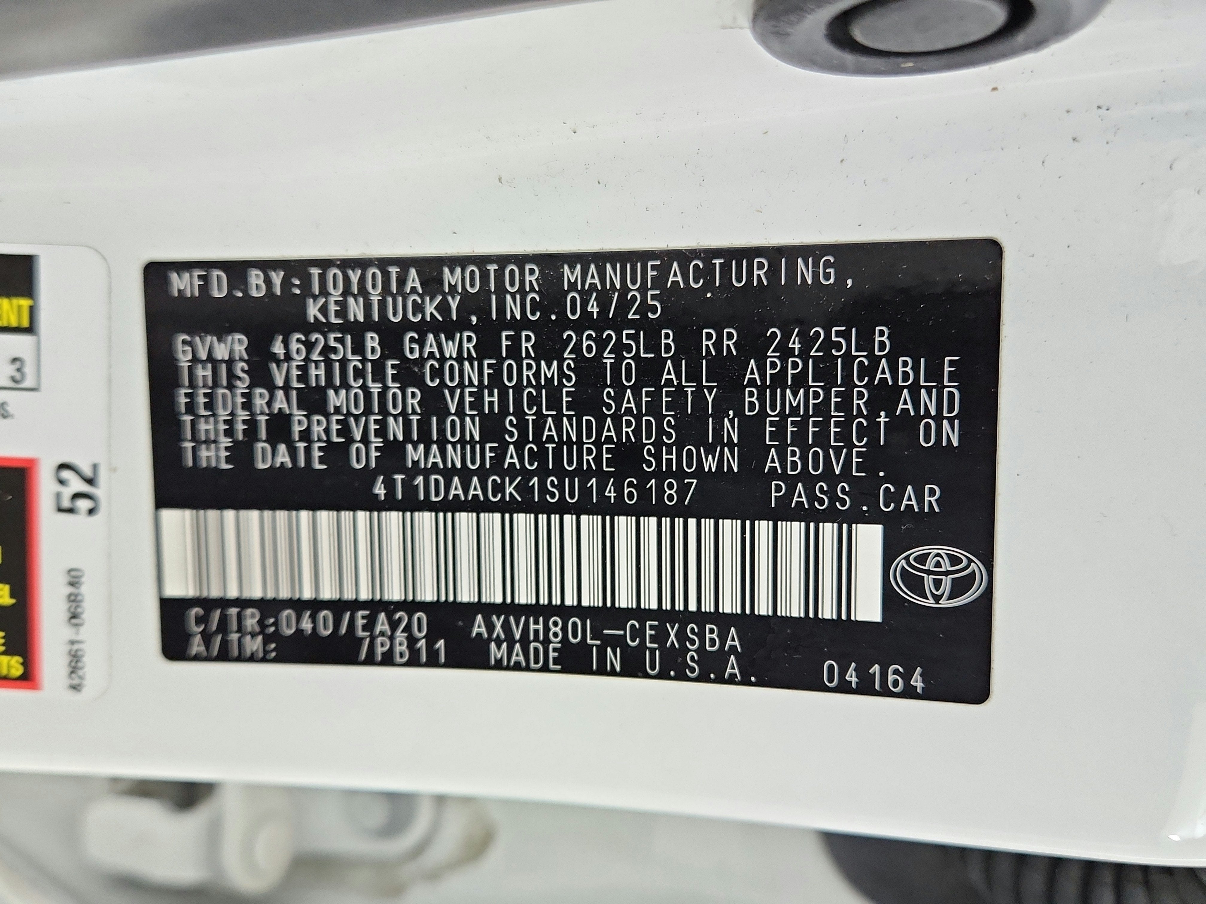 2025 Toyota Camry Base