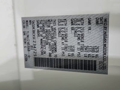 2025 Nissan Pathfinder SV 4WD