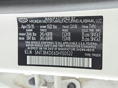 2025 Hyundai Santa Cruz SEL