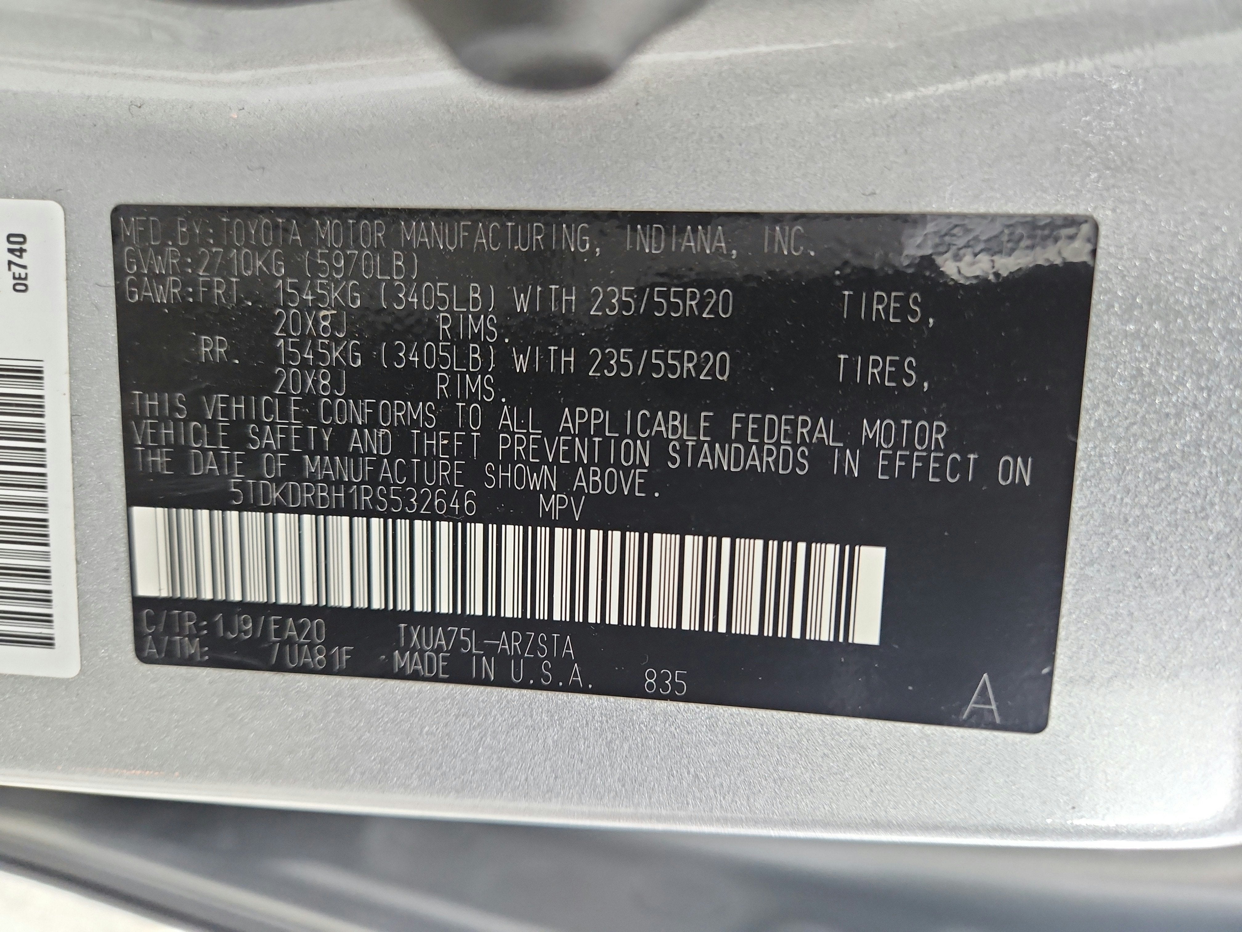 2024 Toyota Highlander XSE