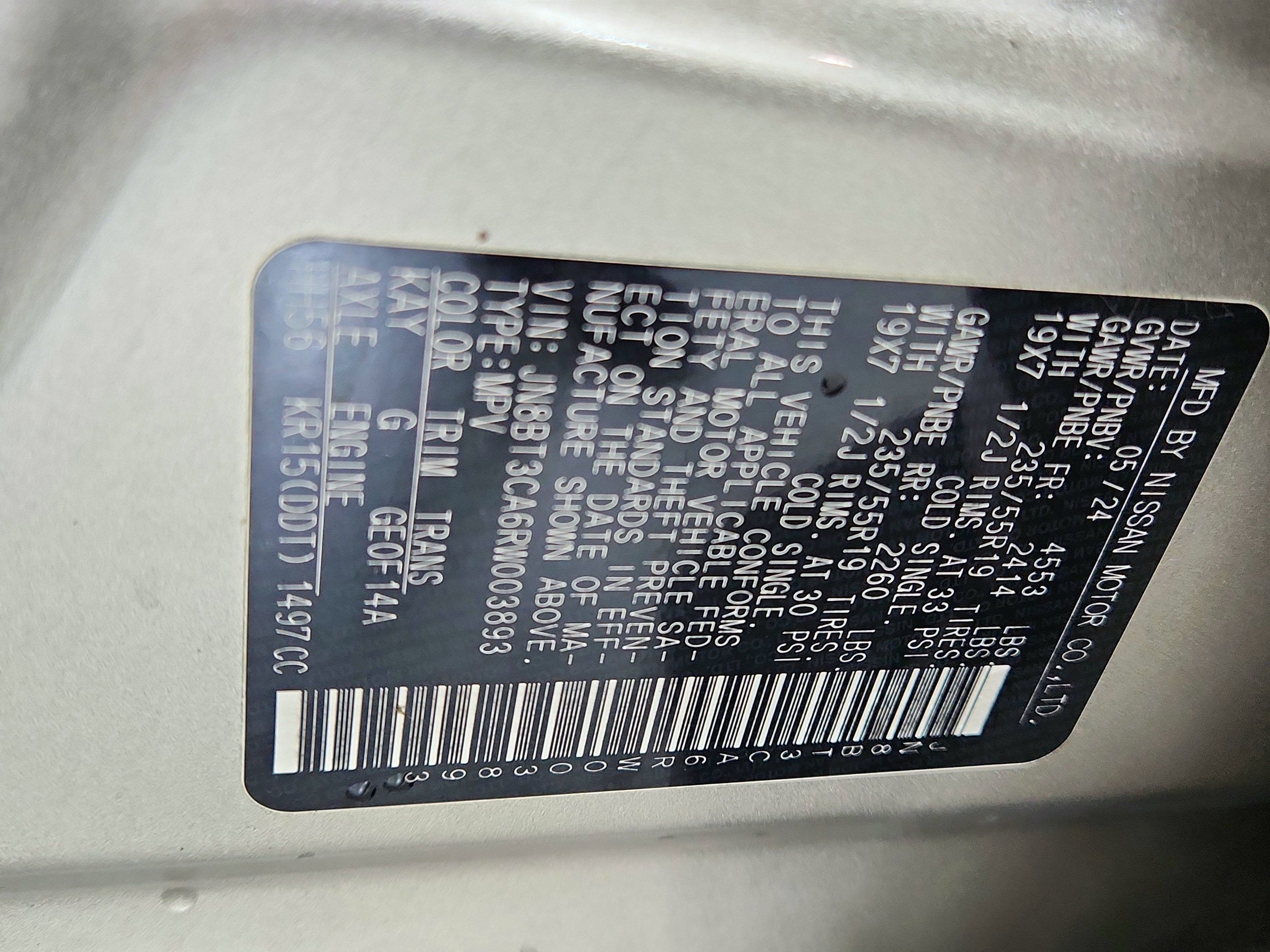 2024 Nissan Rogue SL FWD