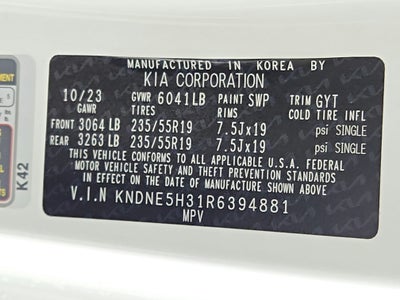 2024 Kia Carnival SX Prestige