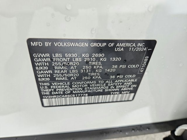 2025 Volkswagen Atlas 2.0T SE w/Technology