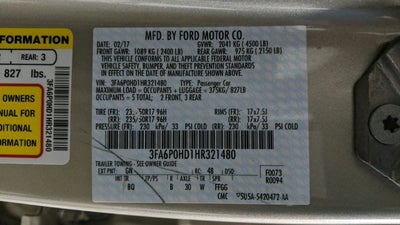 2017 Ford Fusion SE
